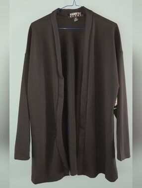 Open Front Black Cardigan NWT